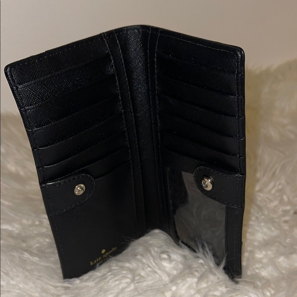 Kate Spade Black Wallet with Silver Studs - Picture 3 of 3
